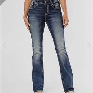 Miss Me Embellished midrise Bootcut Denim size 27